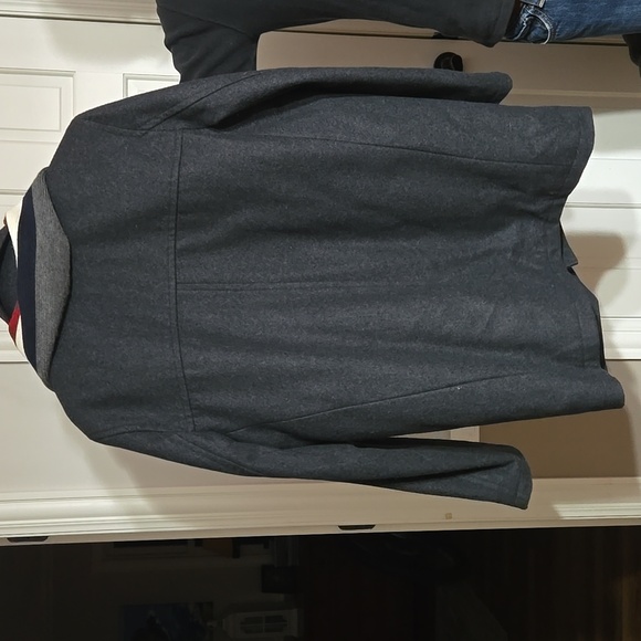 Tommy Hilfiger Mens Jacket - Wool Melton Classic Double Breasted Peacoat… - Picture 5 of 7